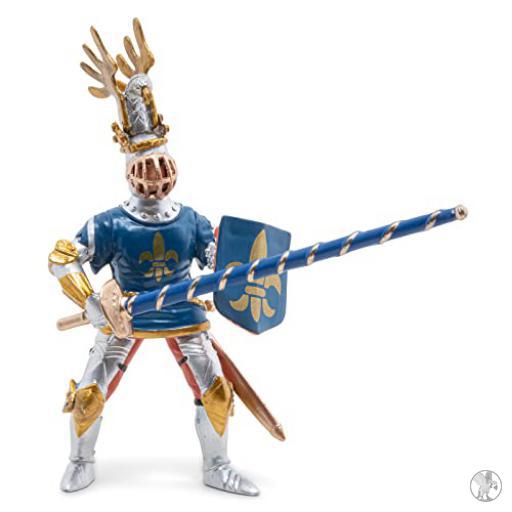 Papo Mundo medieval Caballero con Flor de Lys Azul