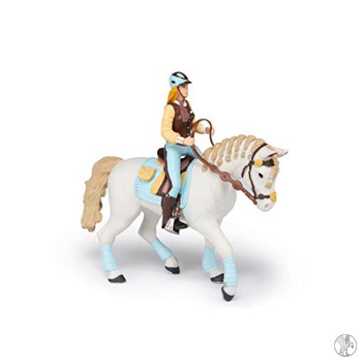 Papo Caballista de moda azul (Caballos y potros)