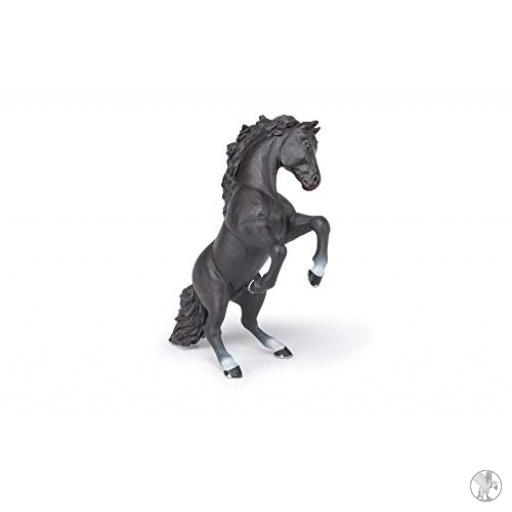 Papo Figuras Caballo alzado negro nuevo