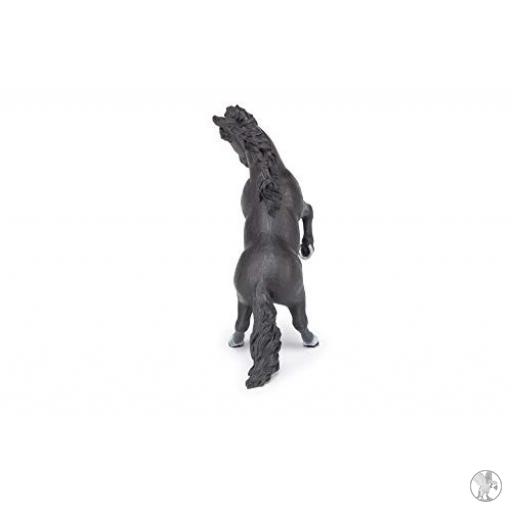 Papo Caballo alzado negro nuevo (Caballos y potros)