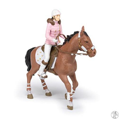 Papo Caballo de la chica Jinete moda invierno (Caballos y potros)