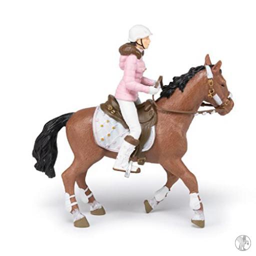 Papo Caballo de la chica Jinete moda invierno (Caballos y potros)