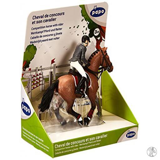 Papo Cajas Caballo de Competición y Jinete