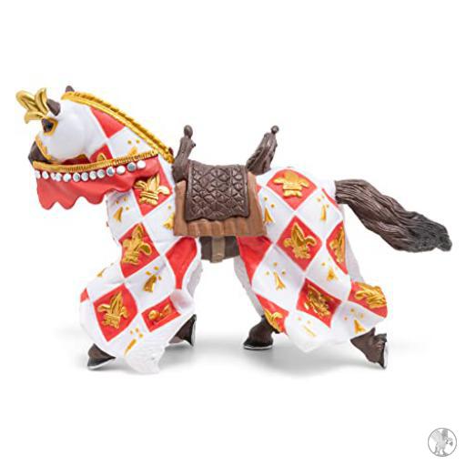 Papo Caballo con Flor de Lys blanco (Mundo medieval)