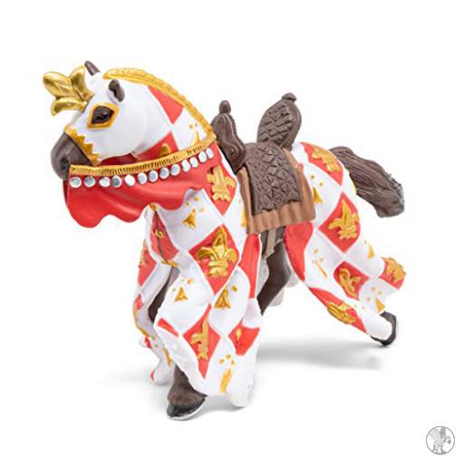 Papo Caballo con Flor de Lys blanco (Mundo medieval)