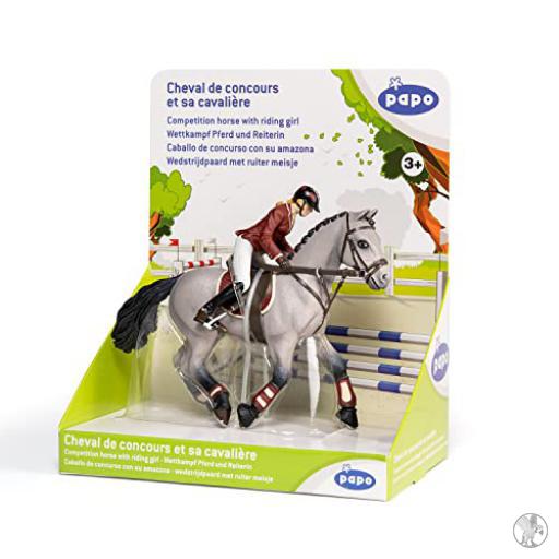Papo Caballo de Concurso con su Amazona (Caballos y potros)