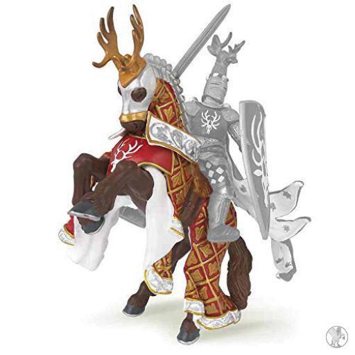 Papo Caballo maestro de armas ciervo rojo (Mundo medieval)