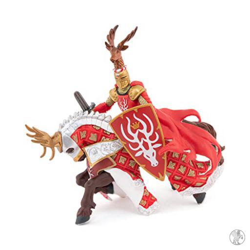 Papo Caballo maestro de armas ciervo rojo (Mundo medieval)