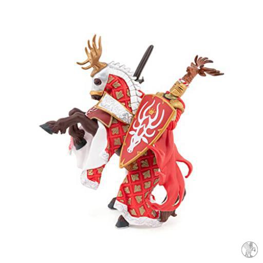 Papo Caballo maestro de armas ciervo rojo (Mundo medieval)