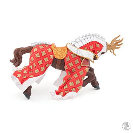 Papo Caballo maestro de armas ciervo rojo (Mundo medieval)