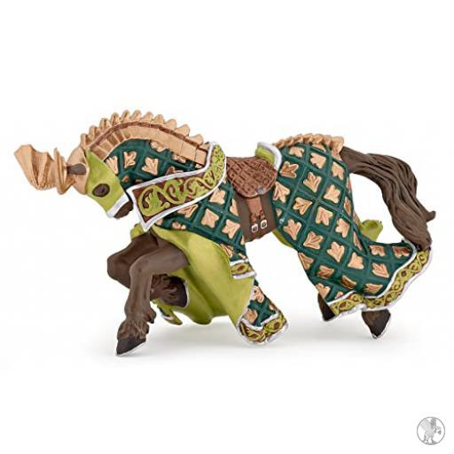 Papo Mundo medieval Caballo maestro de armas dragón