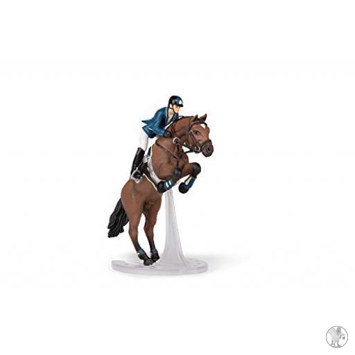 Papo Caballo Saltando Obstáculo y su Jinete (Caballos y potros)