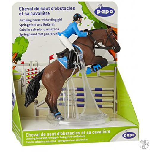 Papo Cajas Caballo Saltando y Amazona
