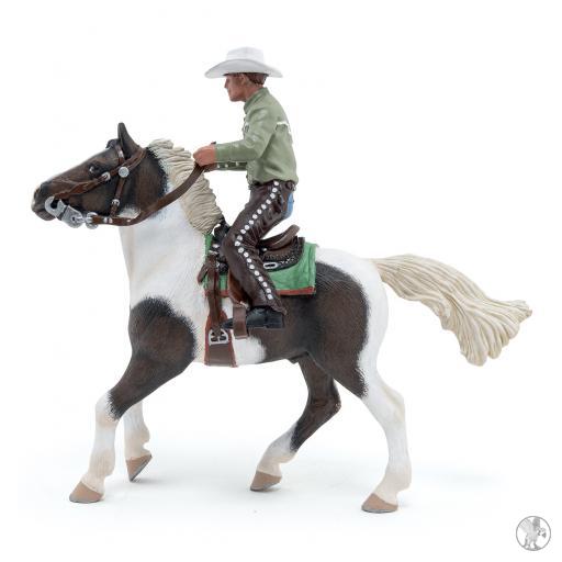 Papo Cajas Caballo western y su jinete