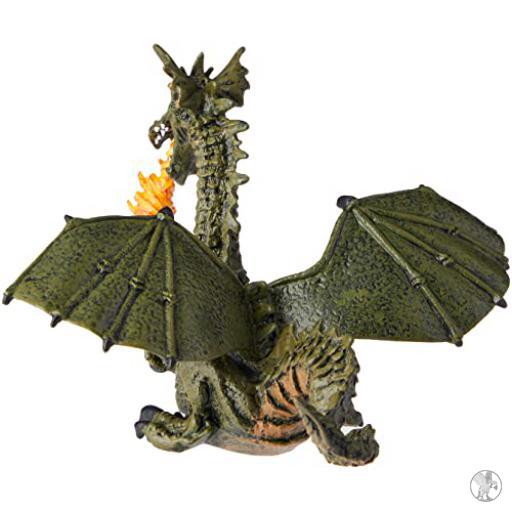 Papo Dragón Alado Verde con Fuego (Mundo encantado)