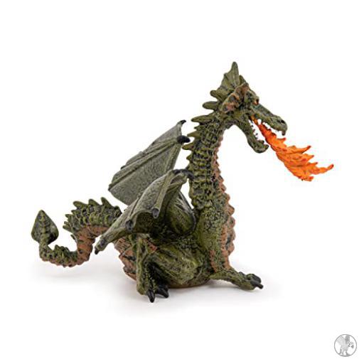 Papo Dragón Alado Verde con Fuego (Mundo encantado)