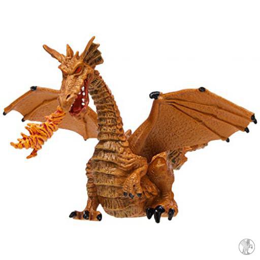 Papo Figuras Dragón Dorado con Fuego