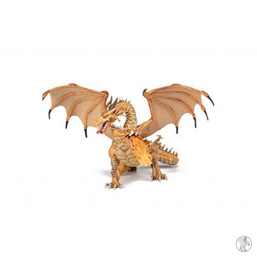 Papo Dragón dos cabezas oro (Mundo fantastico)