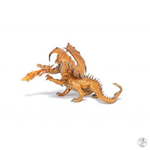 Papo Dragón dos cabezas oro (Mundo fantastico)