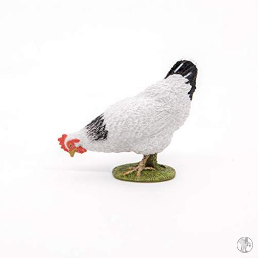 Papo Gallina blanca Picoteando (Vida en la granja)