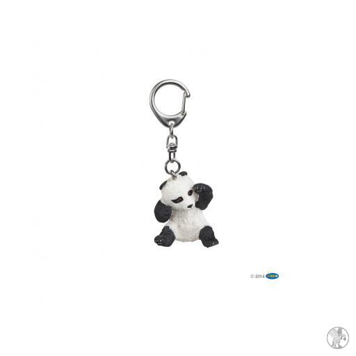 Papo Vida silvestre Llavero Panda bebé frotándose los ojos