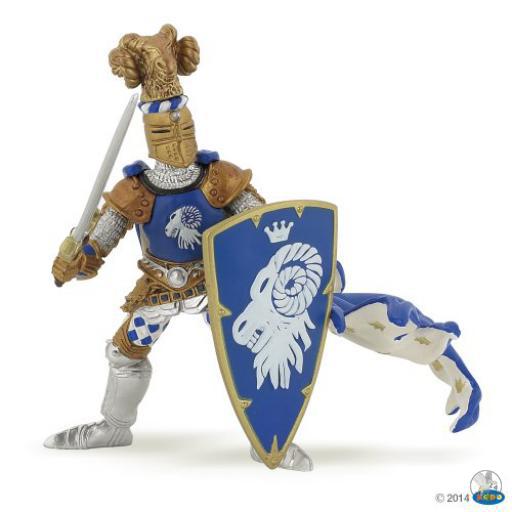 Papo Mundo medieval Maestro de armas carnero azul