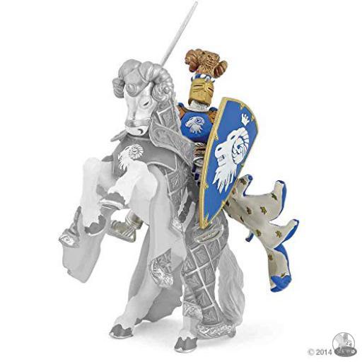 Papo Maestro de armas carnero azul (Mundo medieval)