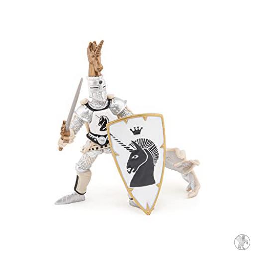 Papo Maestro de armas Unicornio plateado (Mundo medieval)
