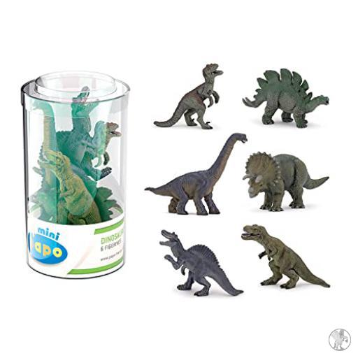 Papo Mini PLUS Dinosaurios Surtido 1 (Tubo de 6 unidades) (Dinosaurios)