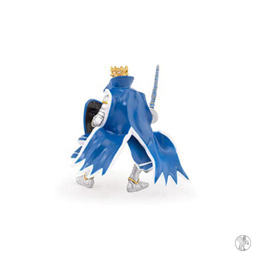 Papo Rey con escudo dragón azul (Mundo medieval)