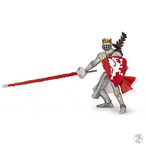 Papo Rey con escudo dragón rojo (Mundo medieval)