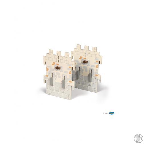 Papo Mundo medieval Set 6 Castillo del maestro de las armas (2 paredes pequeñas)