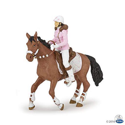 Papo Set Pony Club Moda invierno (Caballos y potros)