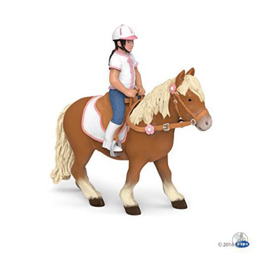 Papo Set Pony Club Moda invierno (Caballos y potros)